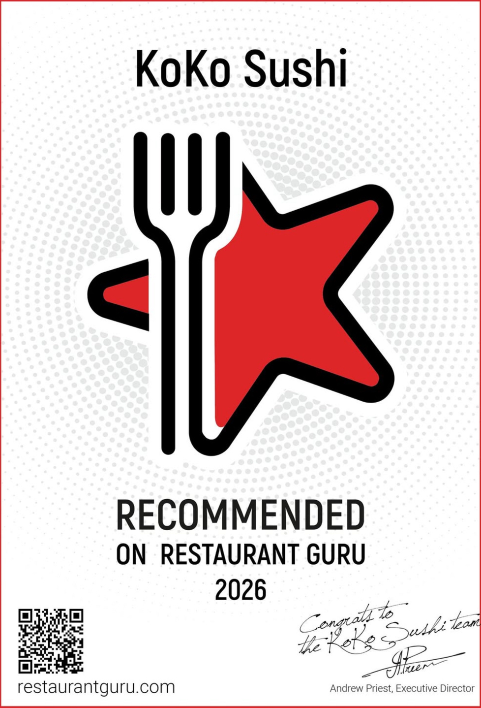 Authentic Japanese Sushi